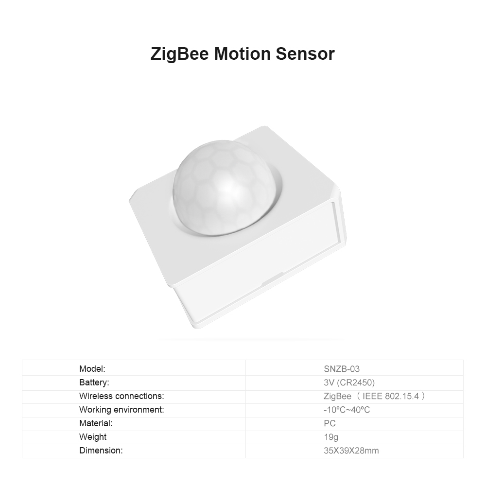 Sonoff SNZB-03 ZIGBEE Motion Detector